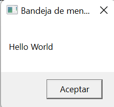 Ejecución de Hola Mundo